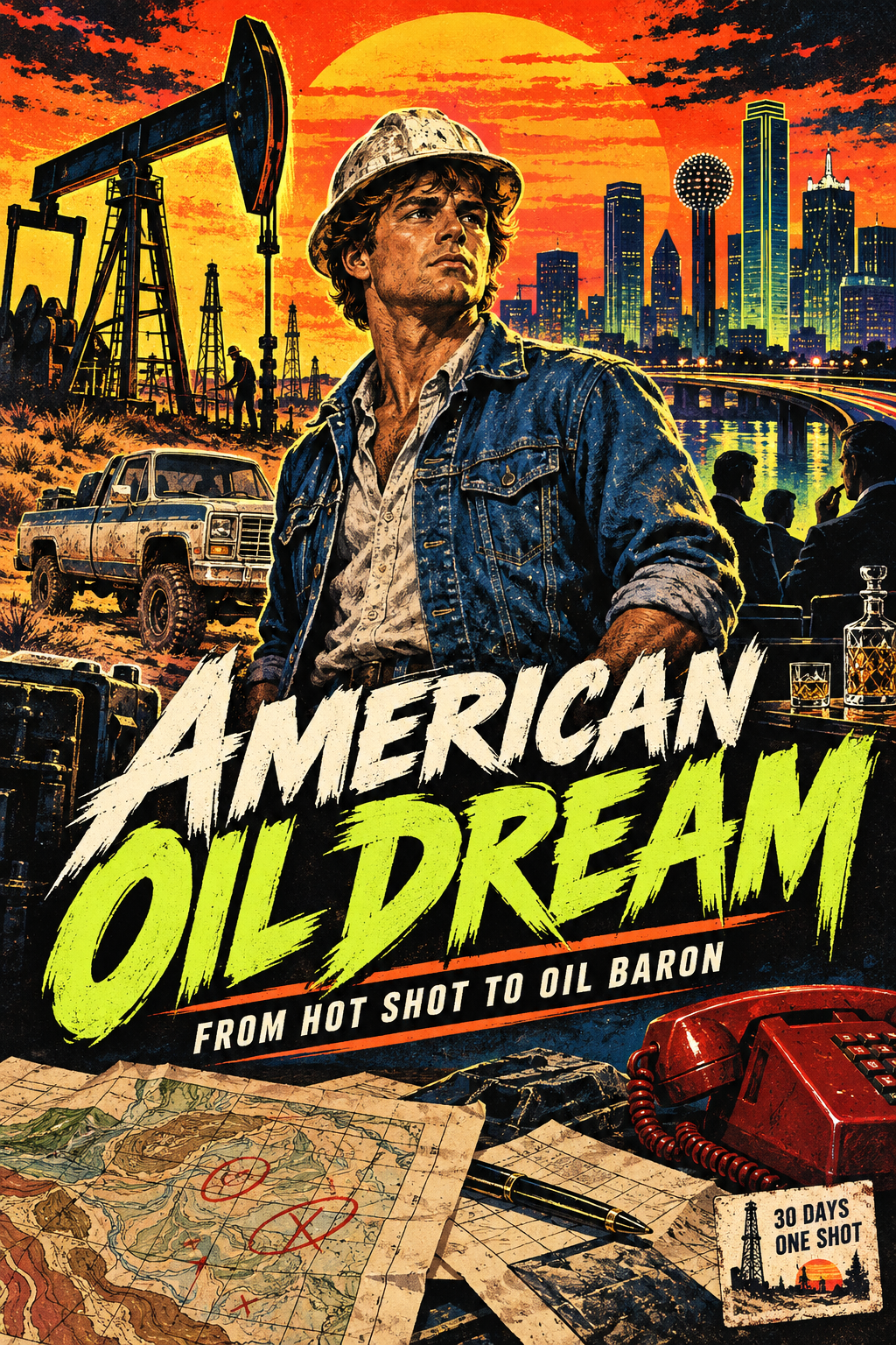 American Oil Dream oilfield trading game